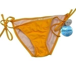 Decree Bikini Bottom -NWT String Tie |  Women Small | Yellow